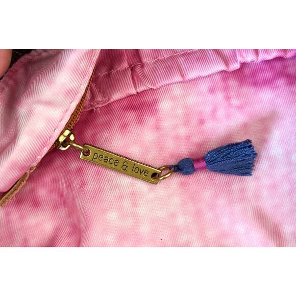 The Sak Womens Brown Leather Leaf Print Hobo Bag - Picture 7 of 13